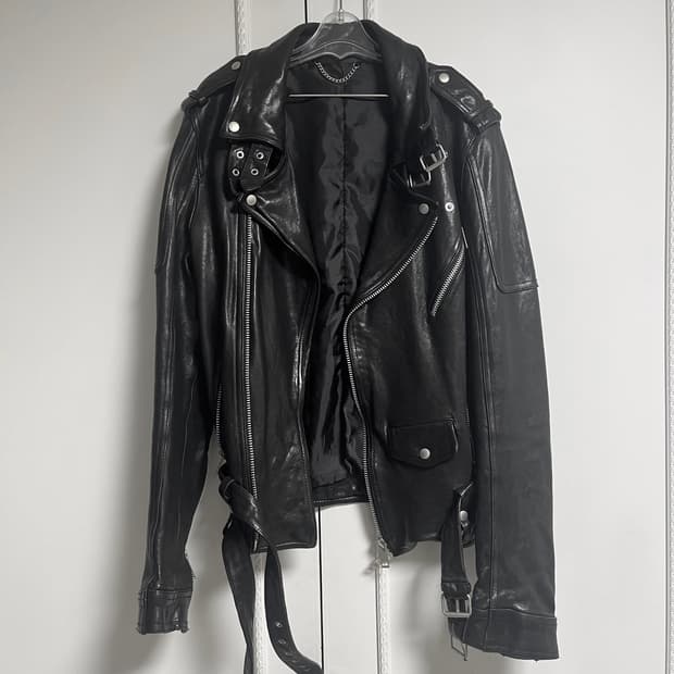 양가죽 라이더 자켓 고스펑크 락시크