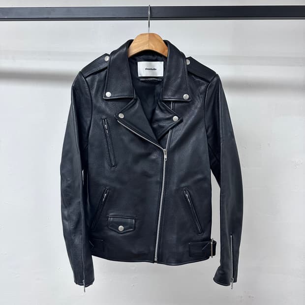 비바스튜디오 소가죽 라이더 자켓 여성 L사이즈 J33