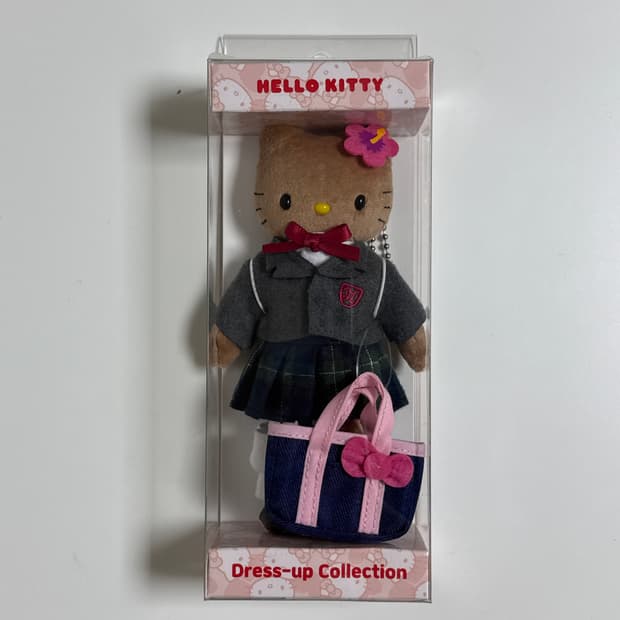 헬로키티 태닝 교복 코스튬 인형