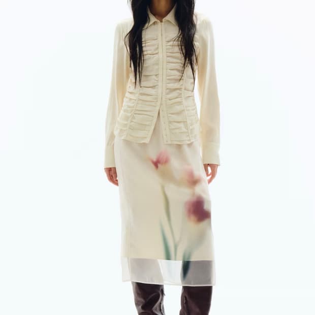 H&M 미디 스커트 38 (1322616001) 