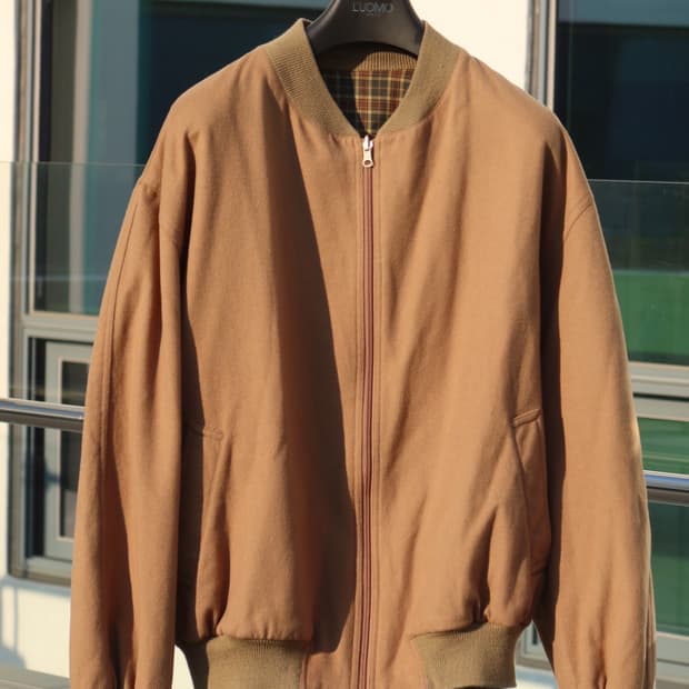 알프레드 던힐 리버시블 봄버 자켓