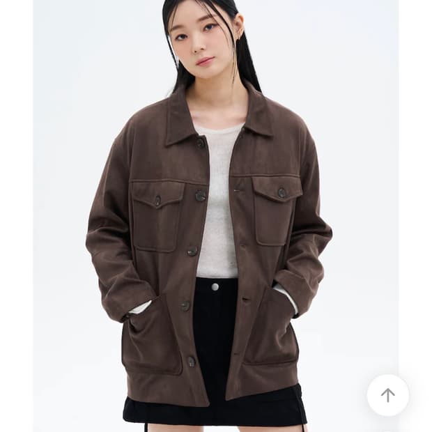 에잇세컨즈 스웨이드 재킷