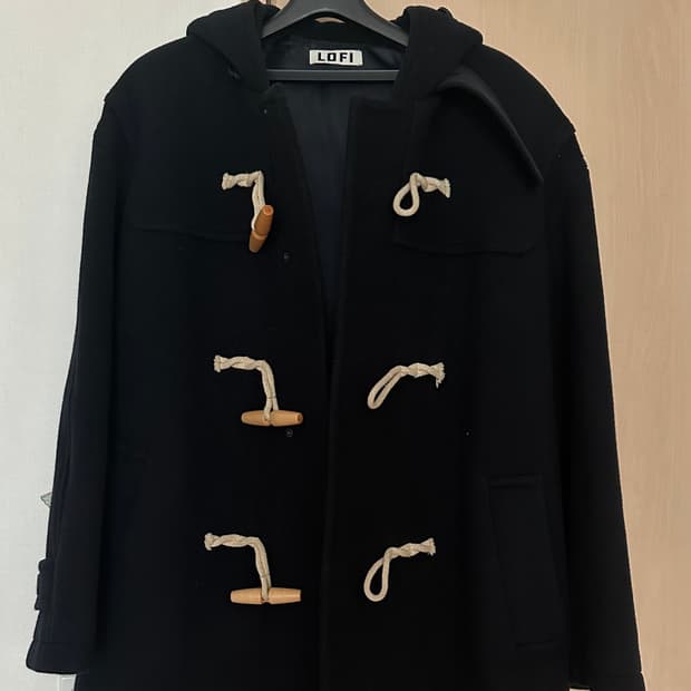 Lofi 로파이 네이비 숏 하프 더플코트 L사이즈