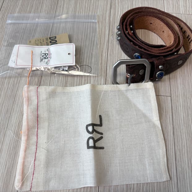 rrl 더블알엘 라스코 벨트 34
