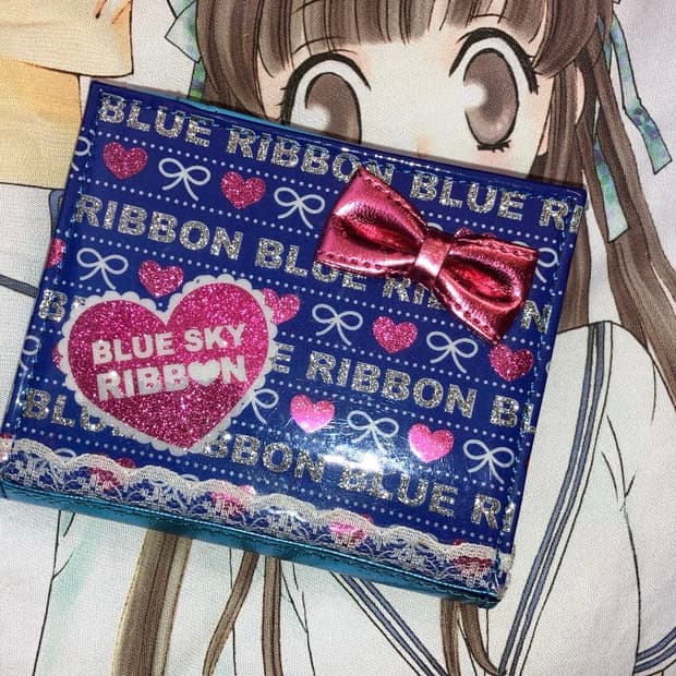 Y2K blue lace wallet