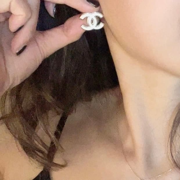 [정품] CHANEL cc귀걸이 구하기 힘든 모델