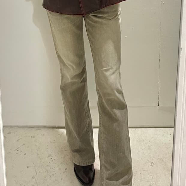 DOMINGO boots cut denim pants