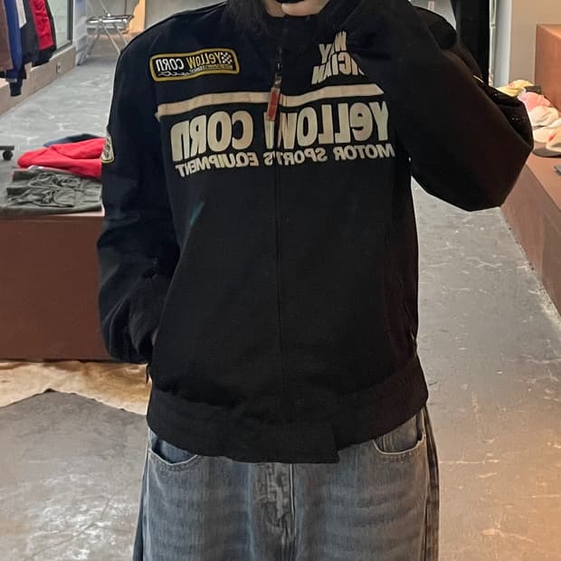 옐로우콘 네오프렌 다이버 레이싱 메쉬 자켓 H2340