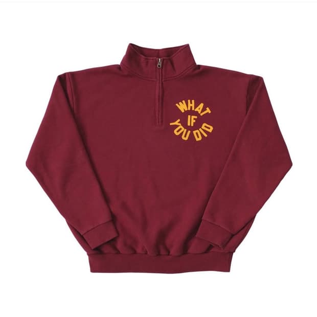 [M] 컬렉트피시스 WHAT IF YOU DID Q ZIP-UP