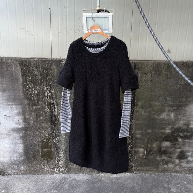 리미 푸 by 요지 야마모토 부클 니트 원피스 