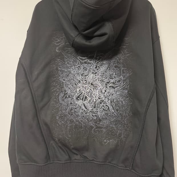 송지오 25fw 엠브로이드 자수 후드 집업 46