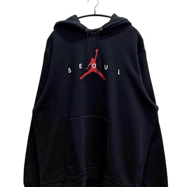 나이키 조던 서울 후드 티 블랙