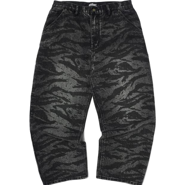 위캔더스 켈로그 타이거 카모 팬츠 청바지 블랙 XL