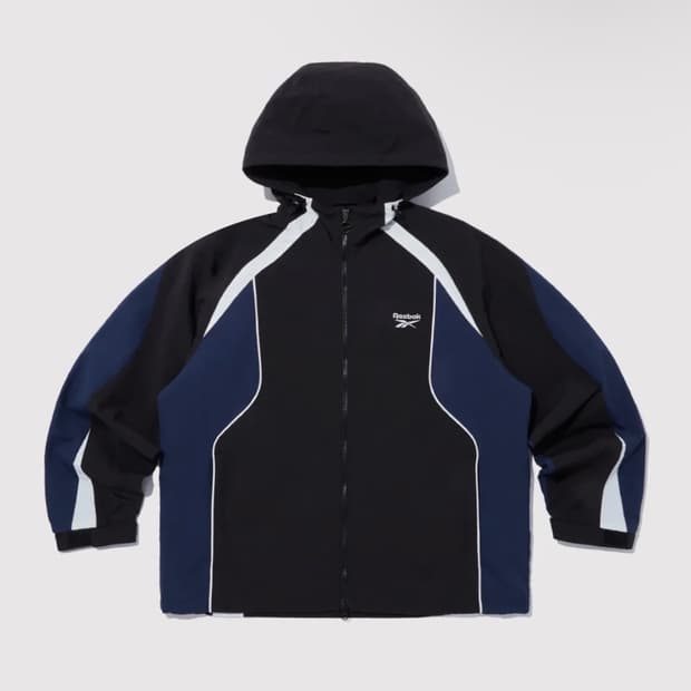 리복 후드바람막이M 검정