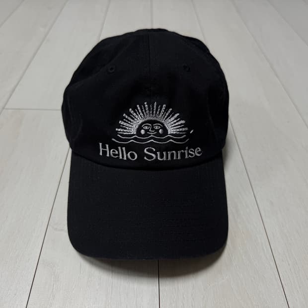 헬로선라이즈 볼캡 블랙 (hello sunrise)
