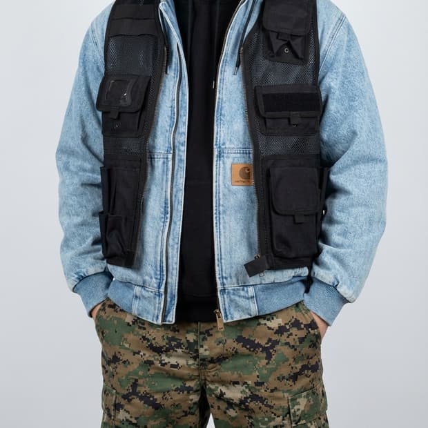 DELPHA 멀티포캣 카고베스트 블랙