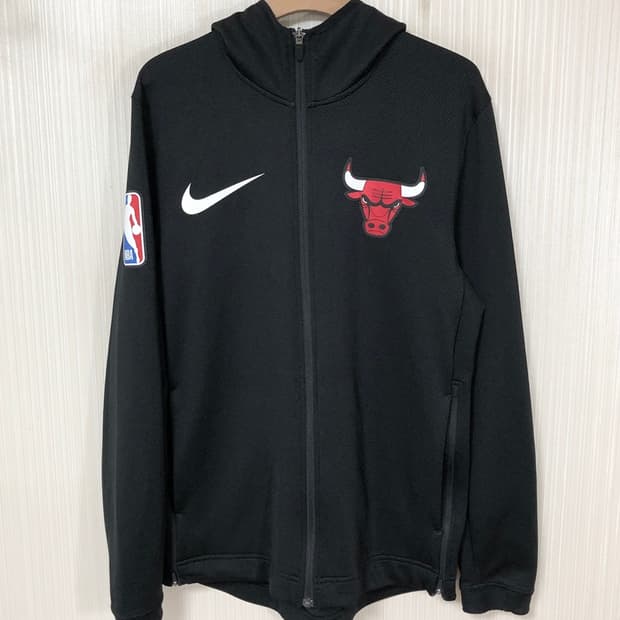 나이키 NBA 써마플렉스 쇼타임 풀집업 후드자켓 시카고불스 M(100)