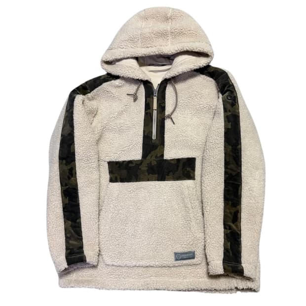 블랙야크 하프집업 플리스 후디