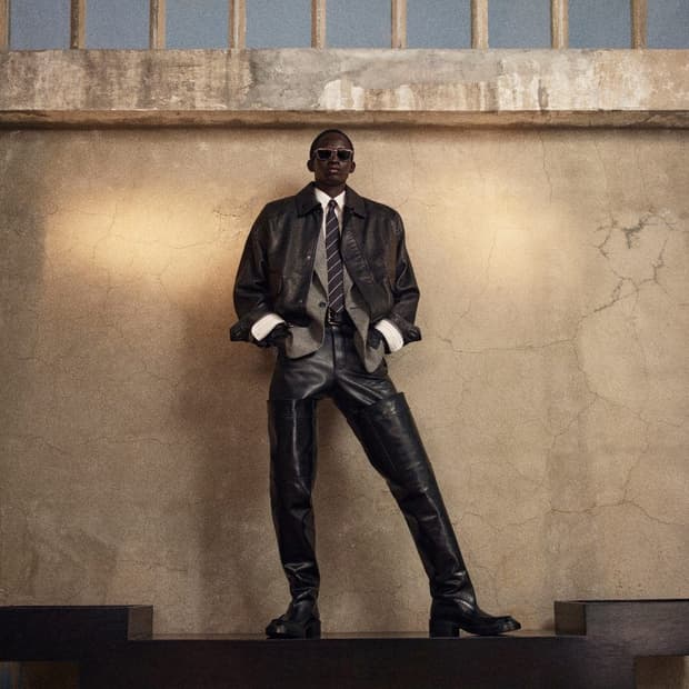 [차은우님 착용] 생로랑 25AW 스트라이프 실크 타이