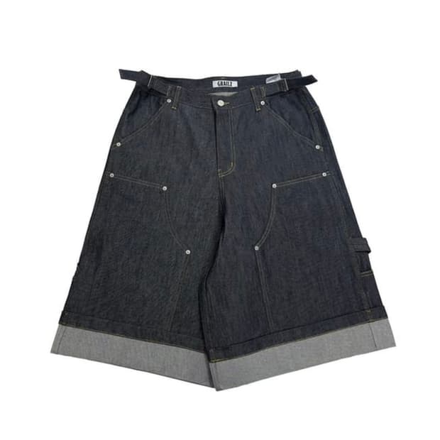 [2] 그레일즈 x 코인서울 카펜터 버뮤다 데님 팬츠