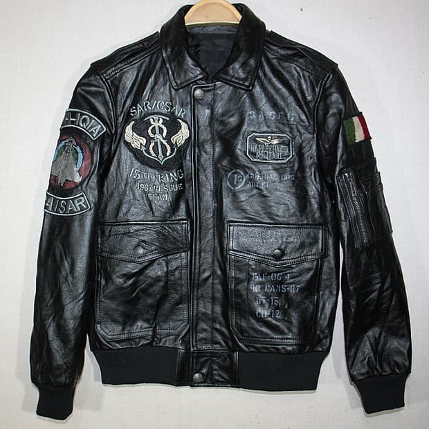 Vintage leather jacket 가죽 항공자켓(우리95)