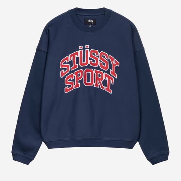 [XL] 스투시 릴렉스트 오버사이즈 크루넥 블루