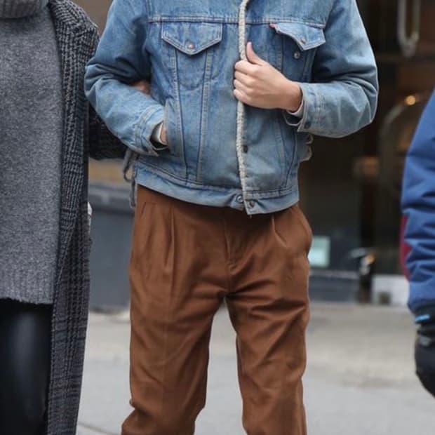 리바이스 / 프리미엄 라인 빅e 쉐르파 데님 청 자켓/s