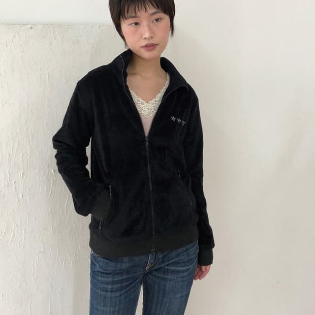 vintage fleece zip-up jacket[BEAMS BOY]