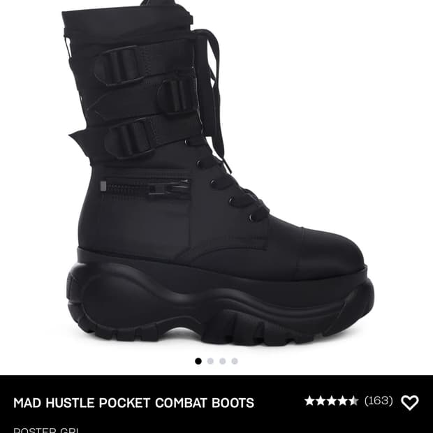 Dollskill 돌스킬 컴뱃부츠 워커 COMBAT BOOTS us9
