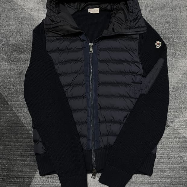 신세계백화점구매 {정품} 몽클레어 니트패딩 후드집업 가디건