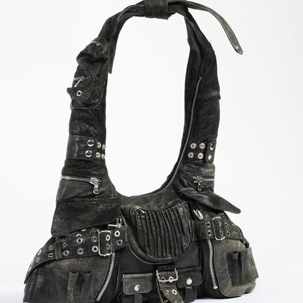 NO/FAITH STUDIOS 멀티 포켓 백 - 다크 그린