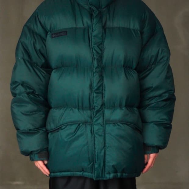 90s 컬럼비아 푸퍼 다운패딩/L