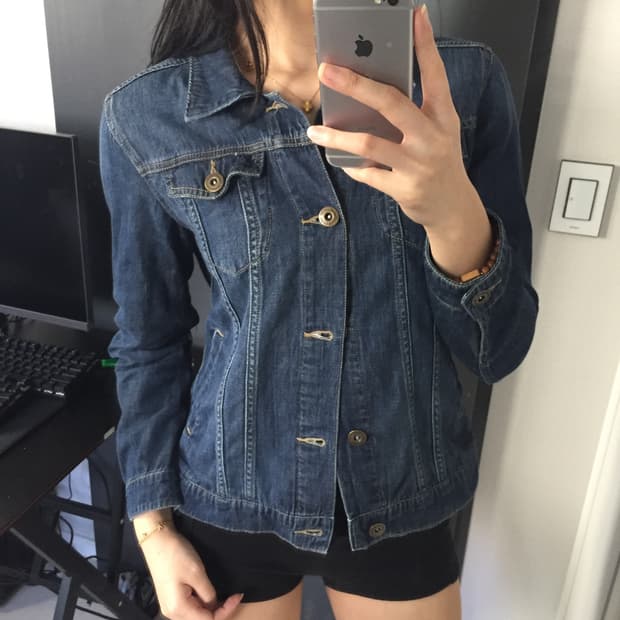 Heart market 데님 청자켓