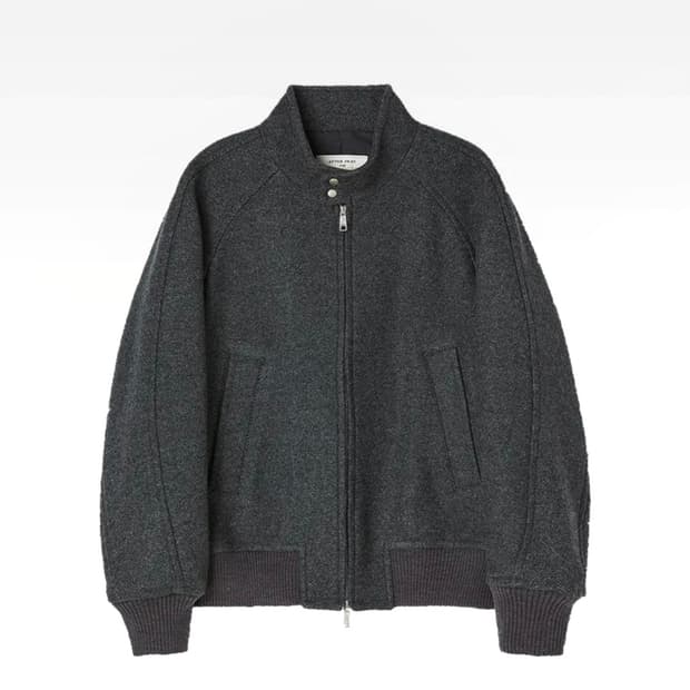 애프터프레이 리가즈 해링턴 블루종 차콜