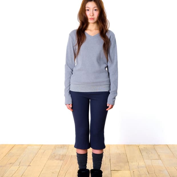 코이세이오 038 미니 와플 브이넥 