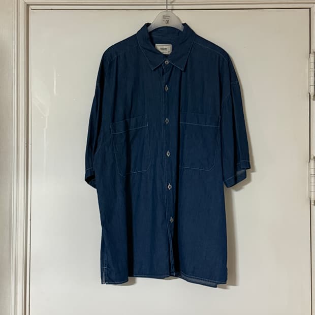 어나더오피스 라이터셔츠 인디고 1