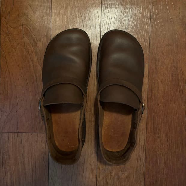 오로라슈즈 미들 잉글리시 비브람 브라운