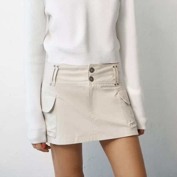 zara skort with pockets
