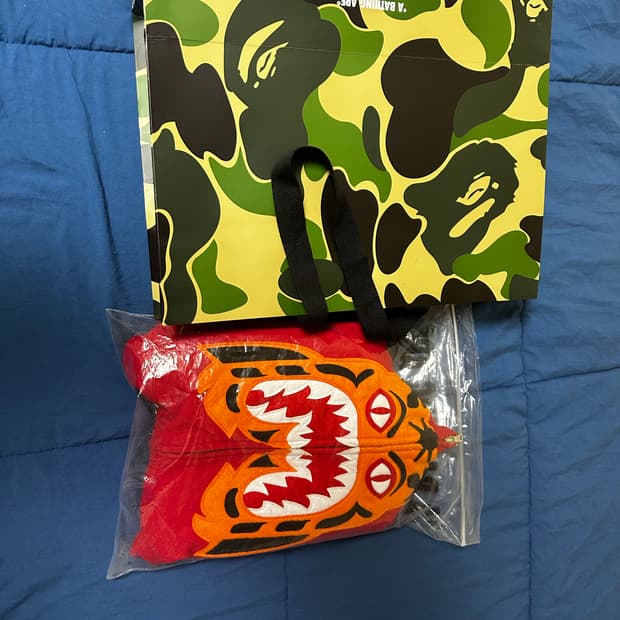 Bape Tiger Shark Two-way Hood Zip-Up