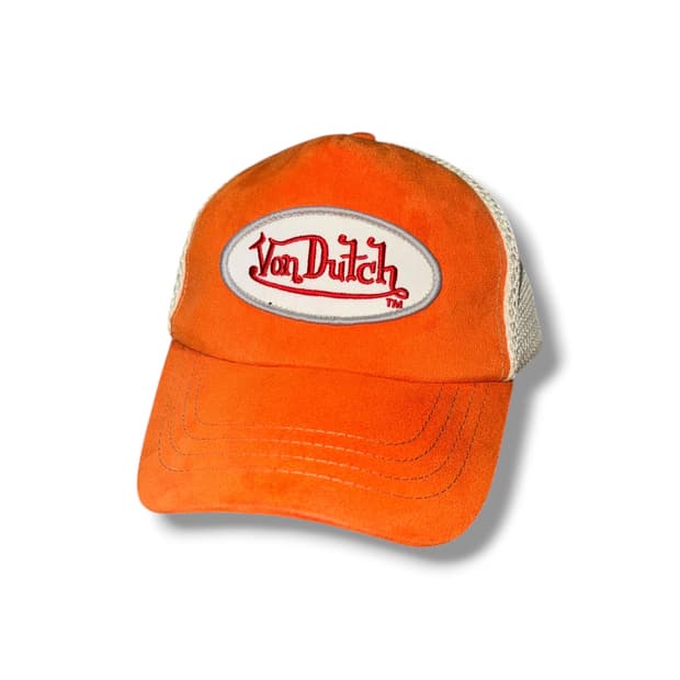 본더치 스웨이드 트러커 캡 