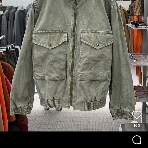 80s 밀리터리 자켓