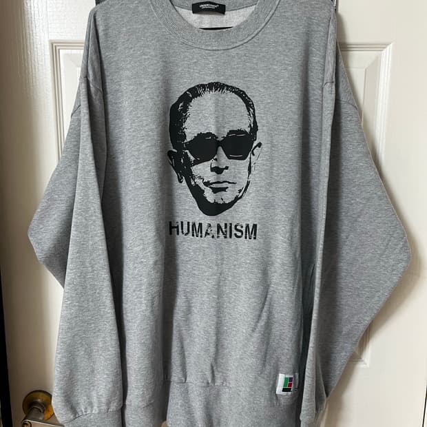 언더커버 humanism sweatshirt