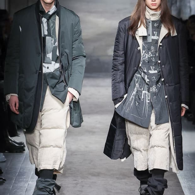 요지야마모토 뿌르옴므 25fw 패디드 셔츠