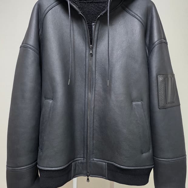 준지 24fw 후드 무스탕 자켓 정품