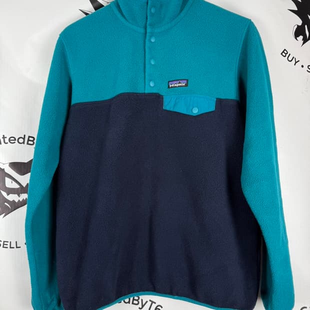 10s 파타고니아 신칠라 스냅-T 민트/네이비