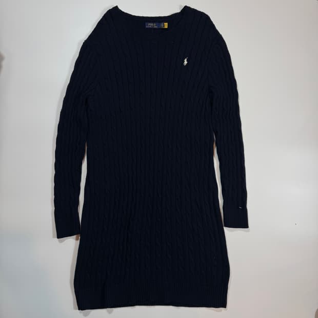 폴로 랄프로렌 네이비 니트 원피스