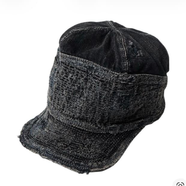 캐피탈 11.5온즈 블랙 데님 더 올드 맨 앤 더 씨 캡 크래시 리메이크