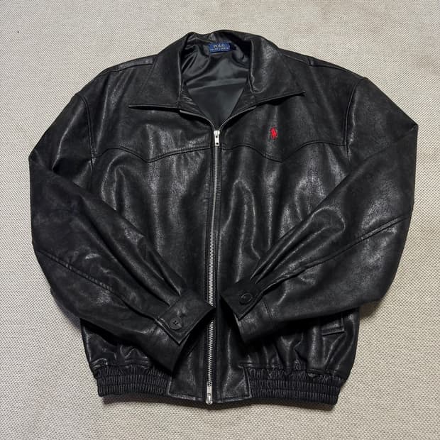 폴로랄프로렌 가죽 자켓