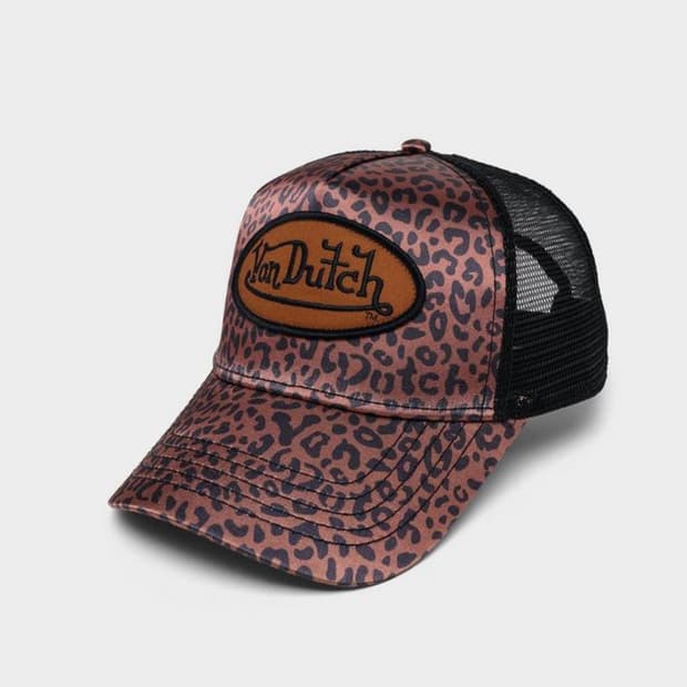 본더치(Von Dutch) 레오파드 트러커 햇