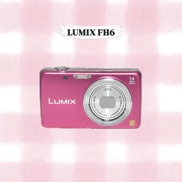 파나소닉 루믹스 FH6 핑크 빈티지디카